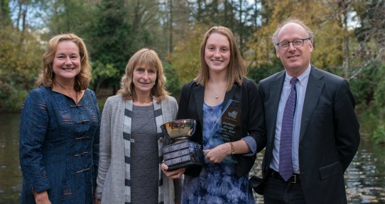 Emily Lieuwen wins the 2015-16 Provost Award